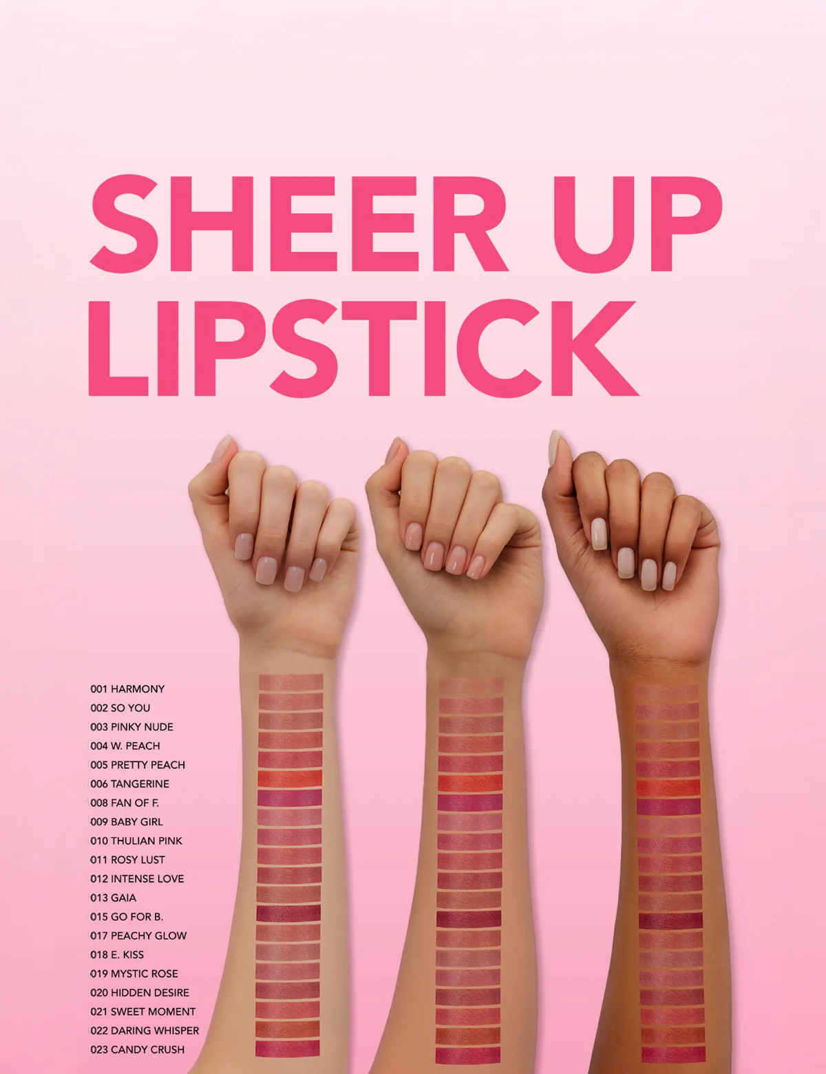 flormar Sheer Up Lipstick 013 Gaia 7