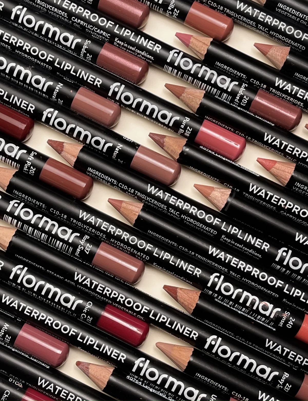 flormar Waterproof Lipliner 202 Soft Pink Brown 7