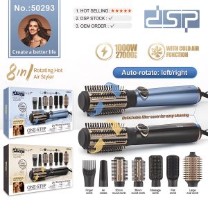 DSP 50293 | מעצב שיער ומייבש שיער 8 ב-1 | הספק של 1000W